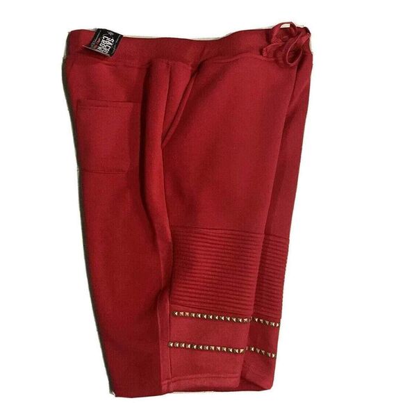 Sacred Crown Men’s Jogger Shorts‎ size Large Red - Picture 4 of 7